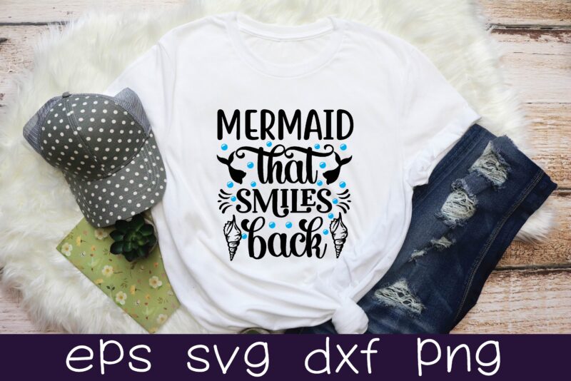 Mermaid svg bundle t shirt designs for sale