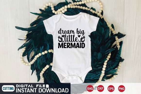 Mermaid svg bundle t shirt designs for sale