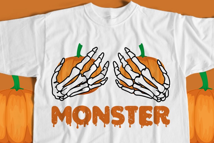 25 Halloween T-Shirt Design Bundle