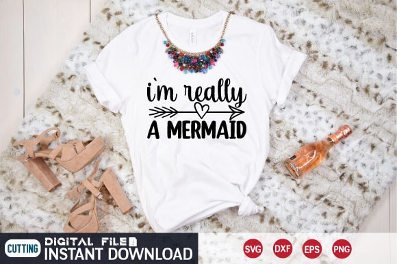 Mermaid svg bundle t shirt designs for sale