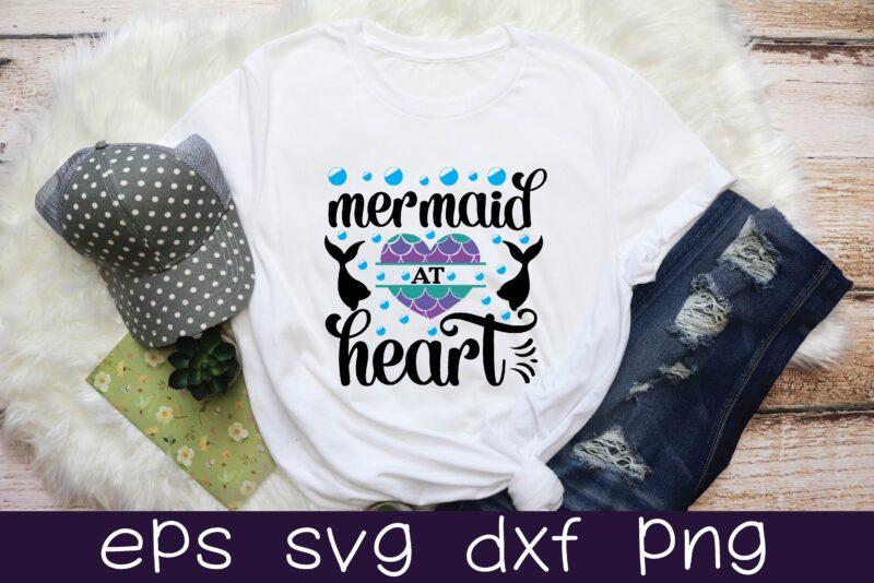 Mermaid svg bundle t shirt designs for sale