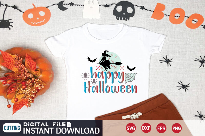 happy halloween svg t shirt design