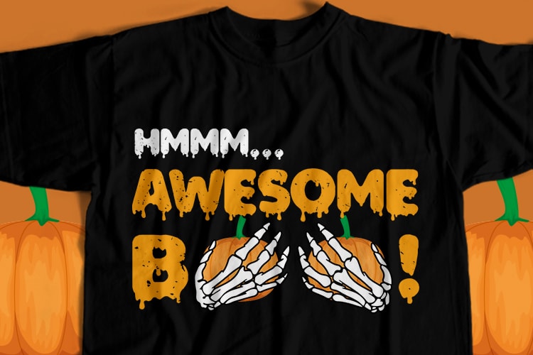 25 Halloween T-Shirt Design Bundle