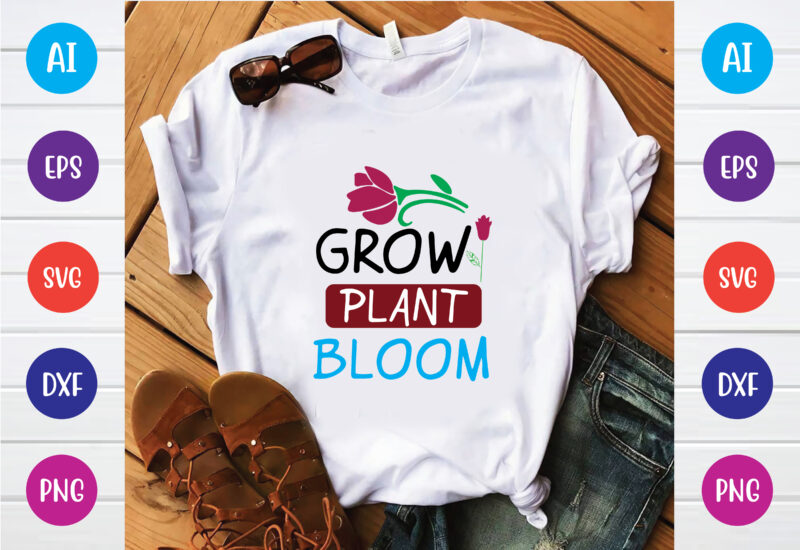 Spring svg bundle t shirt template vector