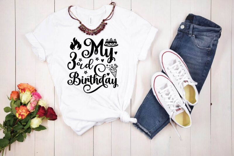 Birthday svg boundle t shirt template