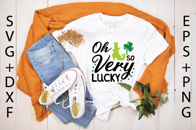 St-patricks-day svg bundle t shirt template vector