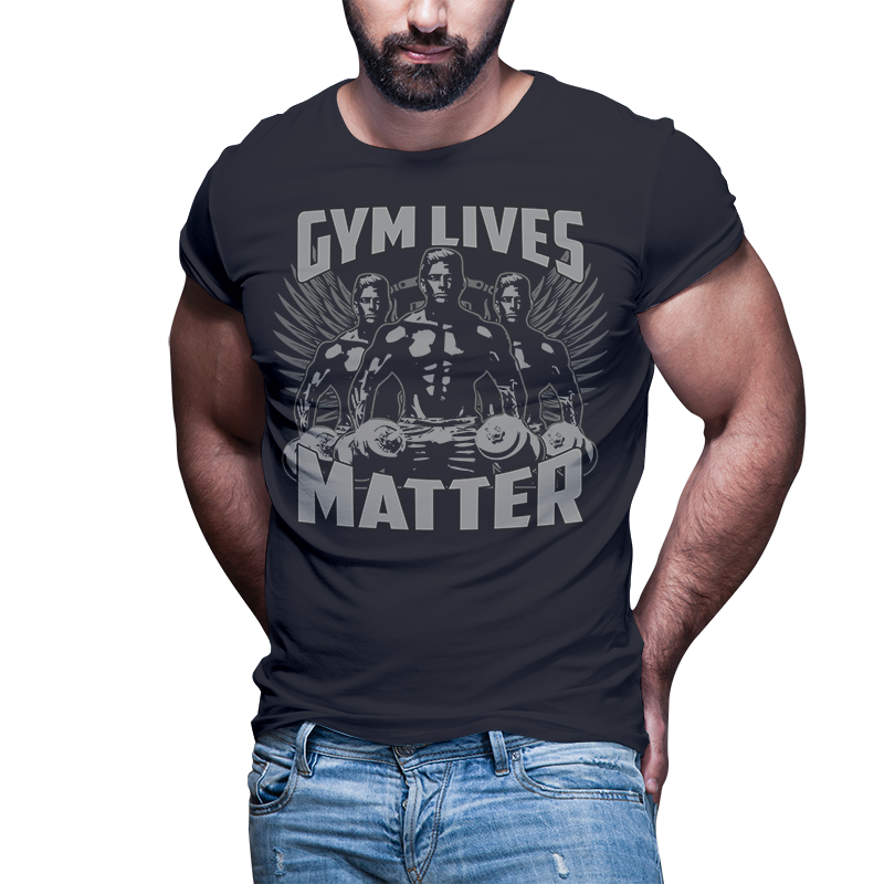 45 GYM Fitness motivation tshirt designs bundle