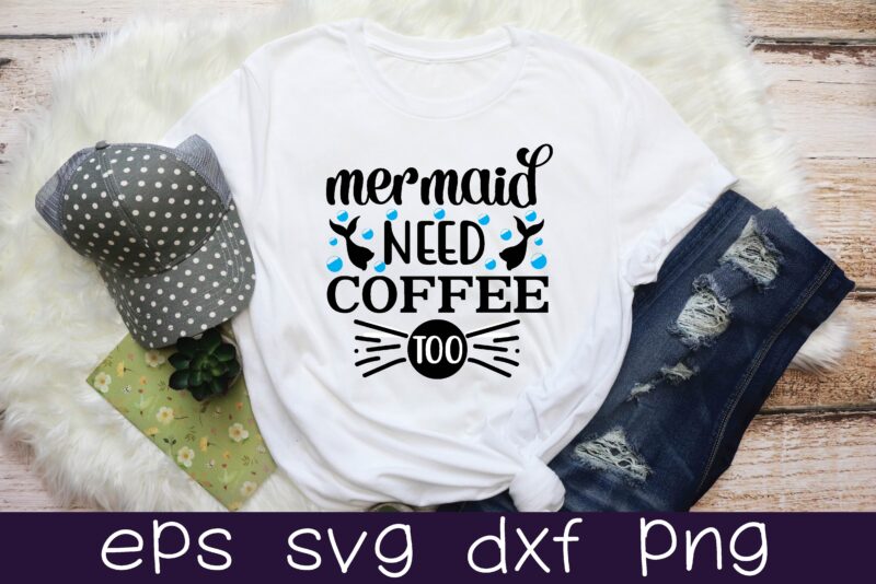 Mermaid svg bundle t shirt designs for sale