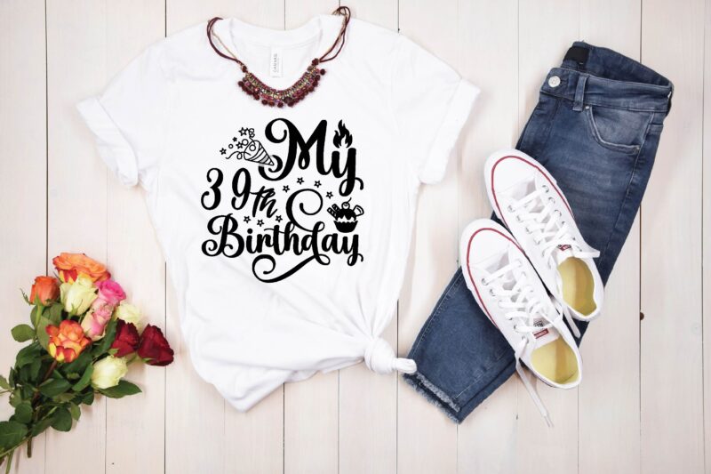 Birthday svg boundle t shirt template