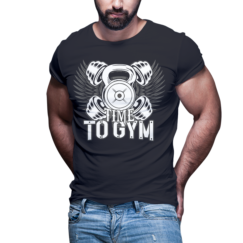 45 GYM Fitness motivation tshirt designs bundle