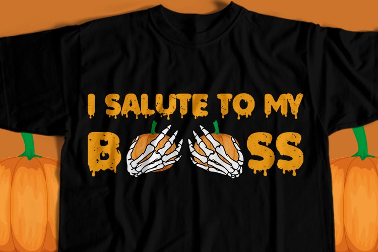 I Salute To My Booss T-Shirt Design