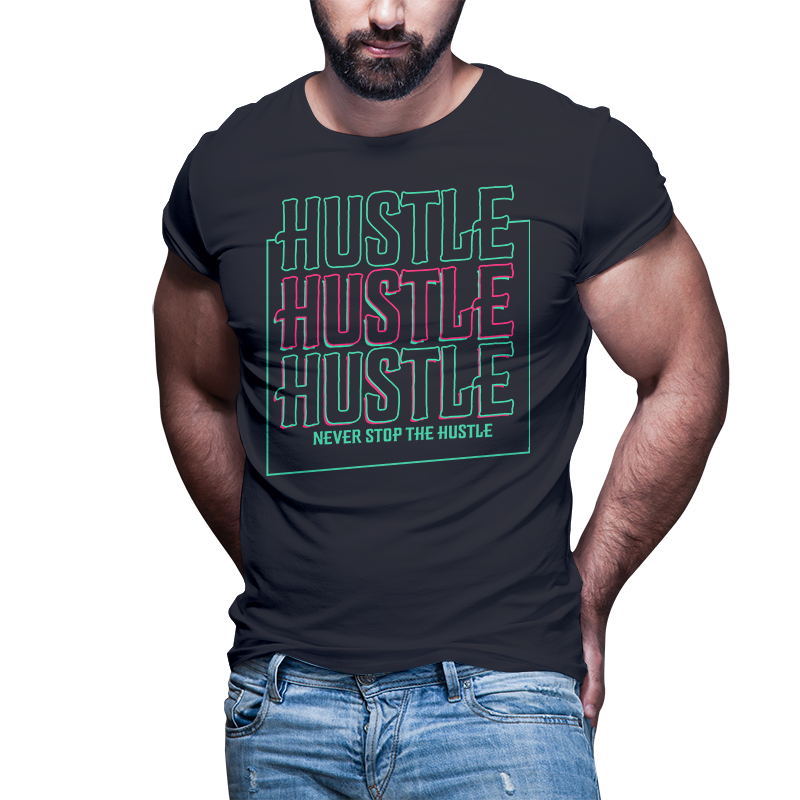 50 Hustle tshirt designs bundle