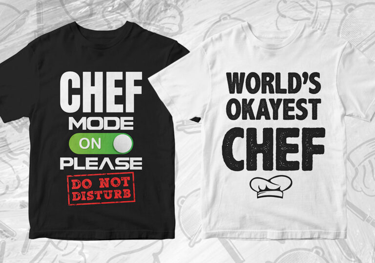 t shirt chef design