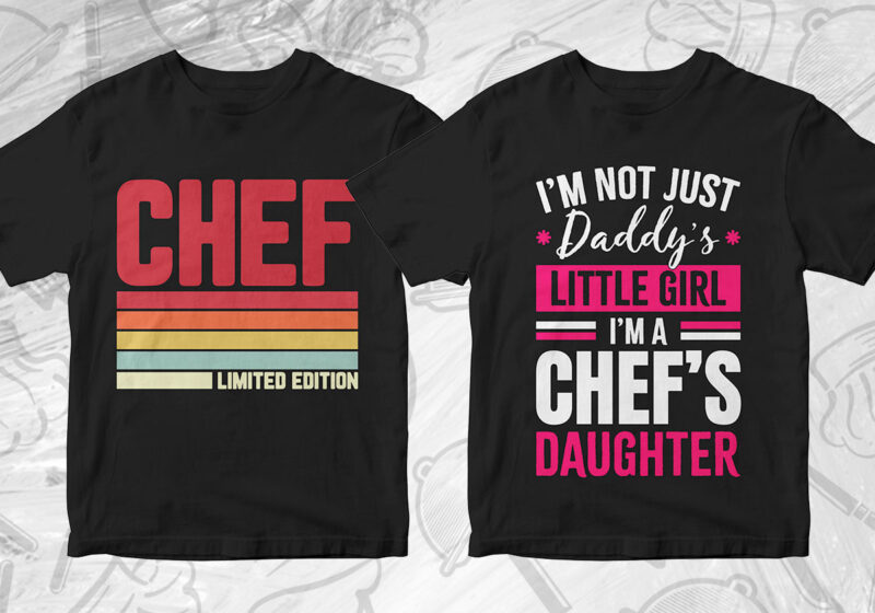 t shirt chef design