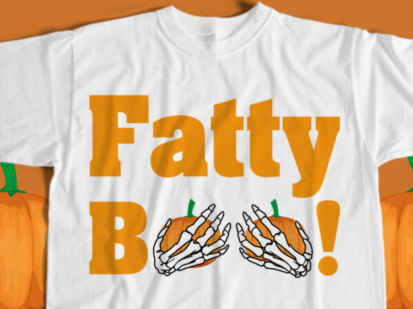 Fatty boo! t-shirt design