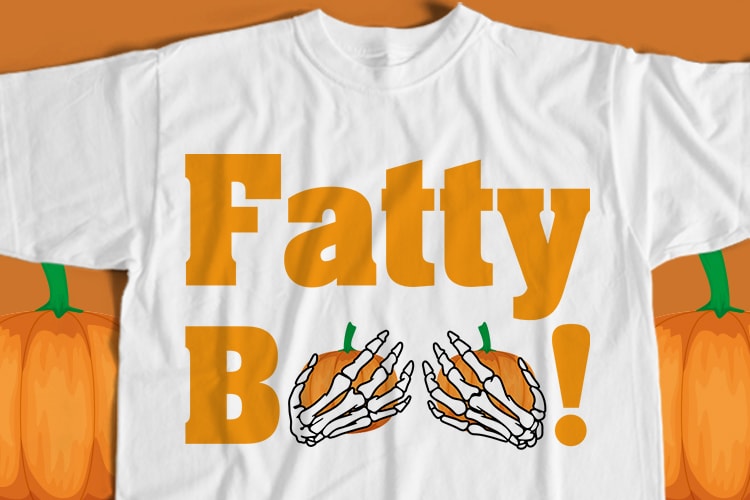 Fatty Boo! T-Shirt Design