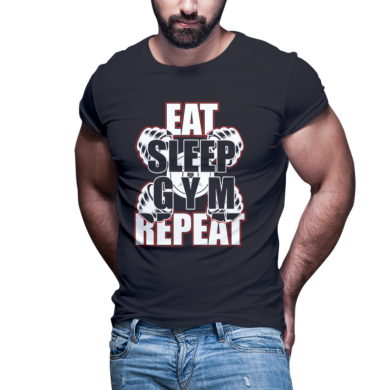 45 GYM Fitness motivation tshirt designs bundle