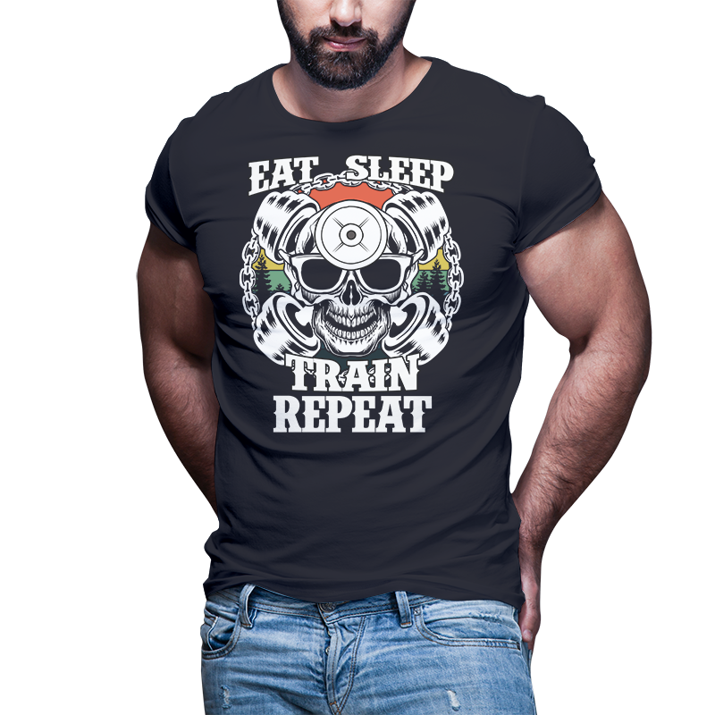 45 GYM Fitness motivation tshirt designs bundle