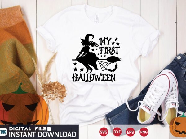 My first halloween svg t shirt