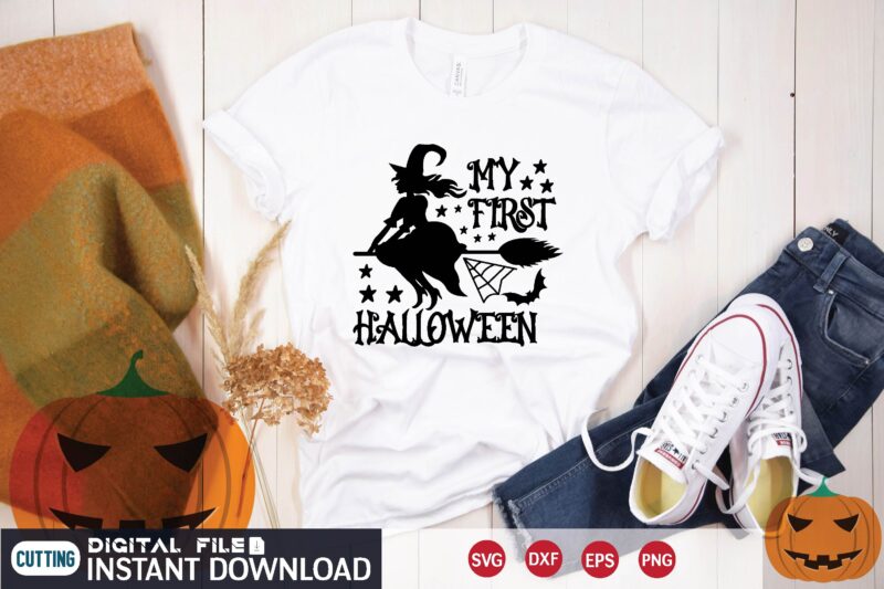 my first halloween svg t shirt