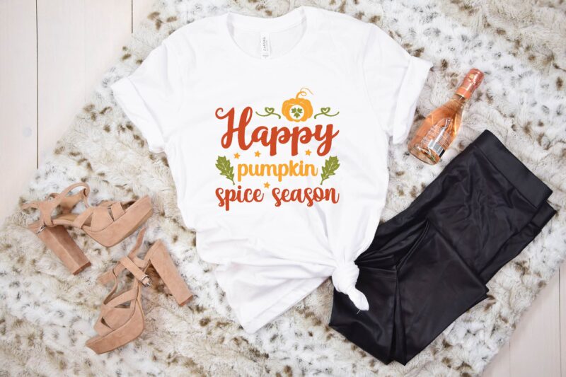 happy pumpkin spice season svg t shirt