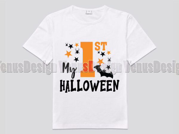 My first halloween editable shirt design