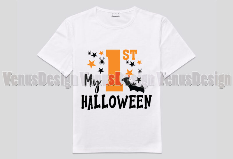 My First Halloween Editable Shirt Design