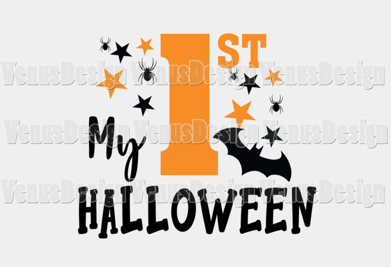 My First Halloween Editable Shirt Design