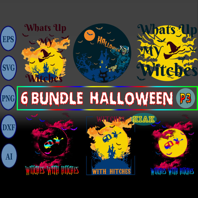 Halloween SVG 50 Bundle, T shirt Design Halloween SVG 50 Bundle ...