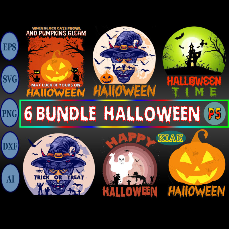 Halloween SVG 6 bundle Part 5 t shirt design, Halloween SVG Bundle, Bundle Halloween, Halloween Bundle, Bundles Halloween Svg, Halloween Party Svg, Scary horror Halloween Svg, Spooky horror Svg, Halloween