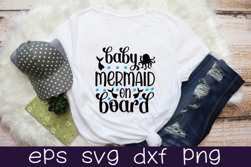 Mermaid svg bundle t shirt designs for sale