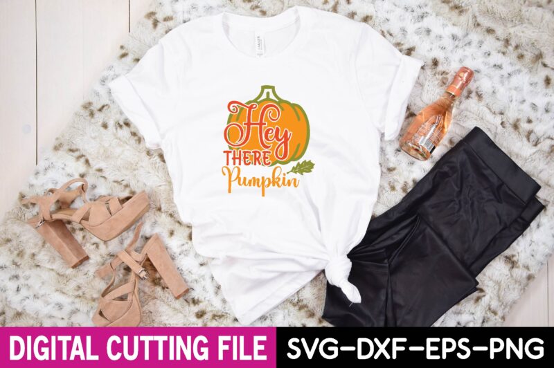 hey there pumpkin svg t shirt