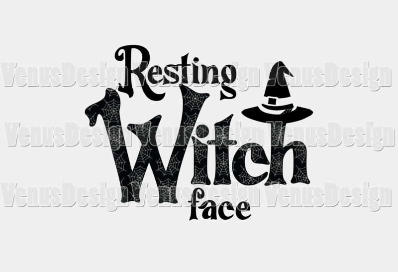 Resting Witch Face Editable Shirt Design