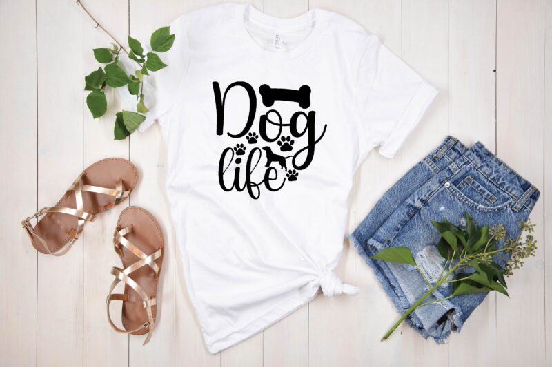 Dog svg bundle t shirt vector illustration