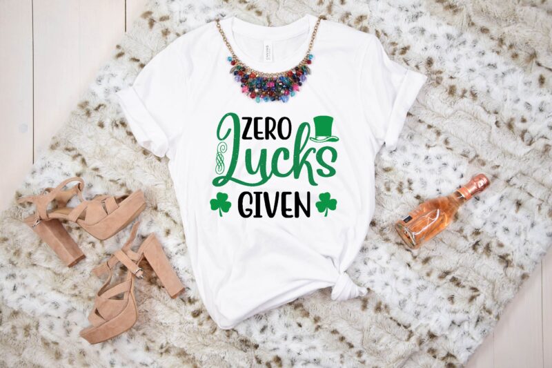 St-patricks-day svg bundle t shirt template vector