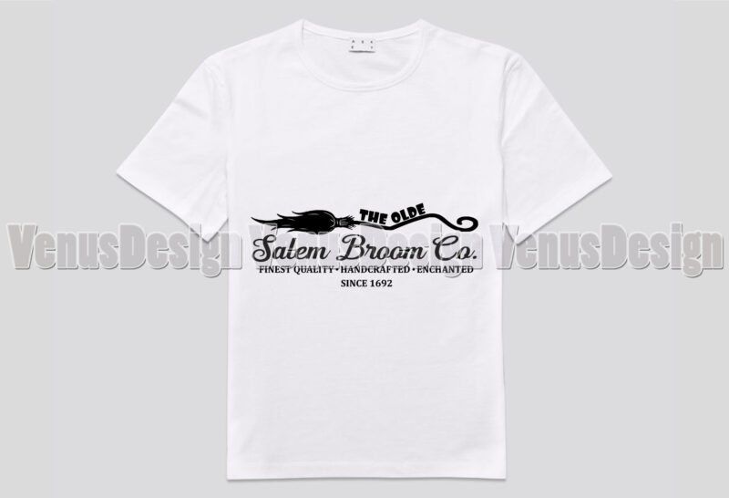 The Olde Salem Broom Co Editable Shirt Design