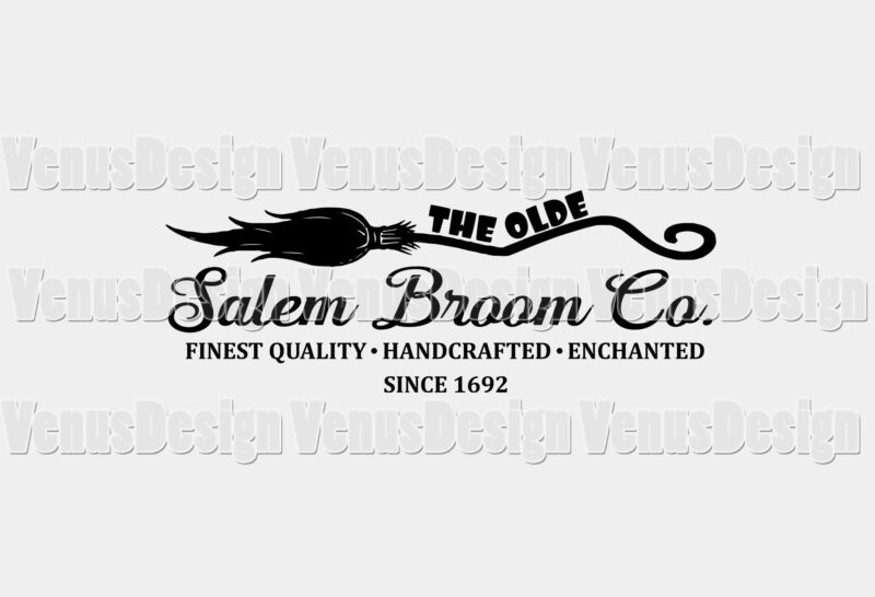 The Olde Salem Broom Co Editable Shirt Design