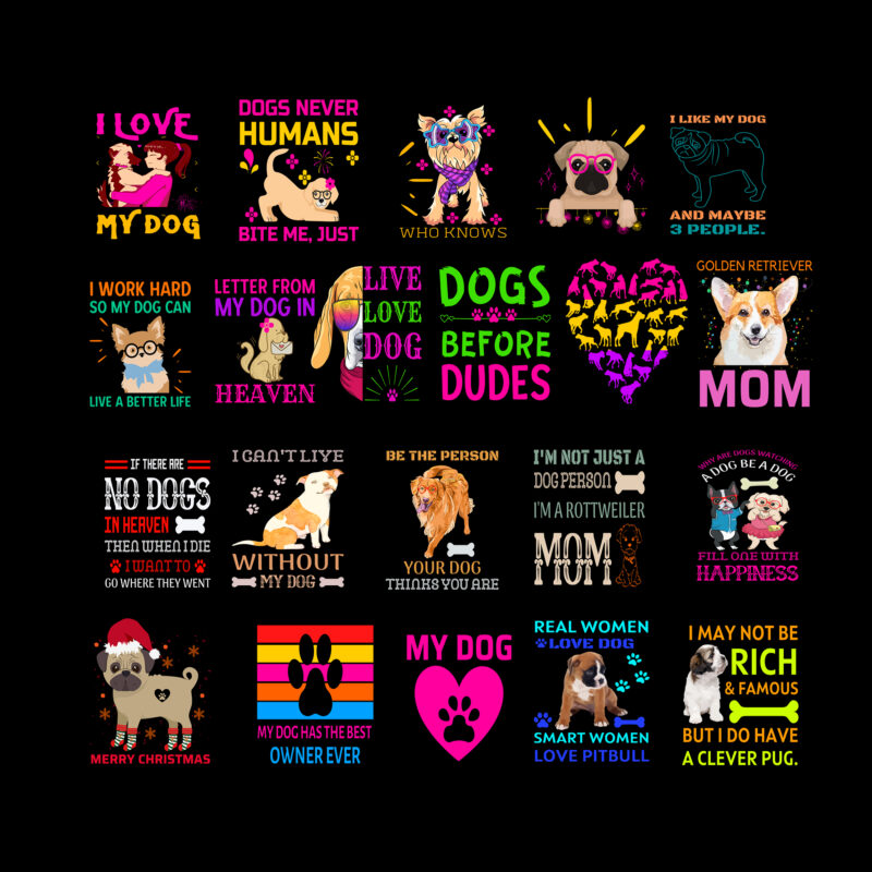 Download Bundle Dog Svg Dog Svg Files For Cricut Pet Svg Bundle Dog Quotes Bundle Dog Mom Dog Lovers Svg Puppy Svg Buy T Shirt Designs