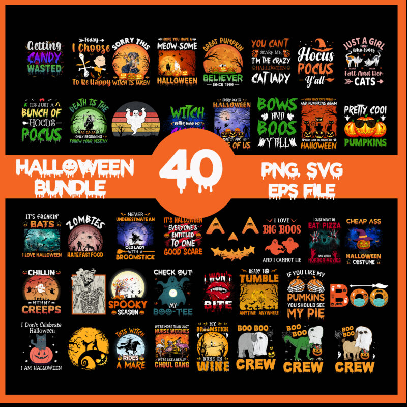 Bundle halloween, bundle halloween svg, halloween svg, halloween design ...