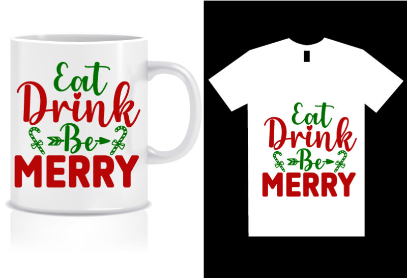 Christmas SVG T shirt Design Template