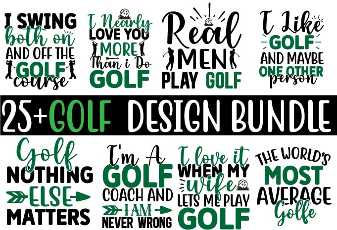 golf Dad t-shirt design set, vintage golf t-shirt design collection,  typography golf t-shirt collection, golf retro style vector t-shirt  collection 24705808 Vector Art at Vecteezy