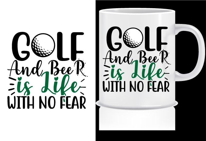 Golf Tournament SVG T shirt Design