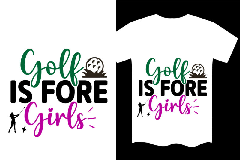 Golf Tournament SVG T shirt Design