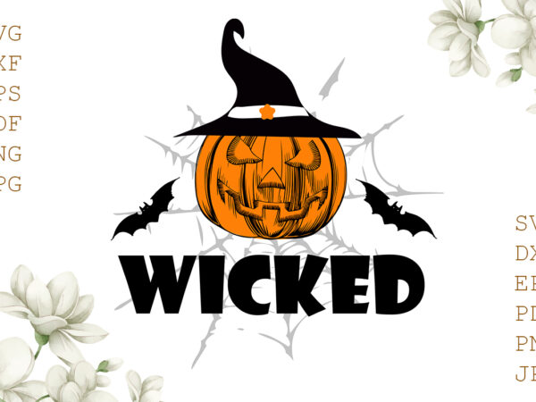 Just a little wicked t-shirt SVG | witch t-shirt svg Download file |  Halloween T-Shirt design SVG files for Cricut | svg file | Png file 