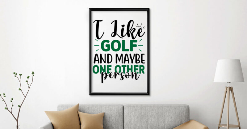 Golf Tournament SVG T shirt Design