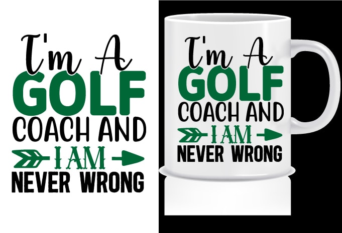 Golf Tournament SVG T shirt Design