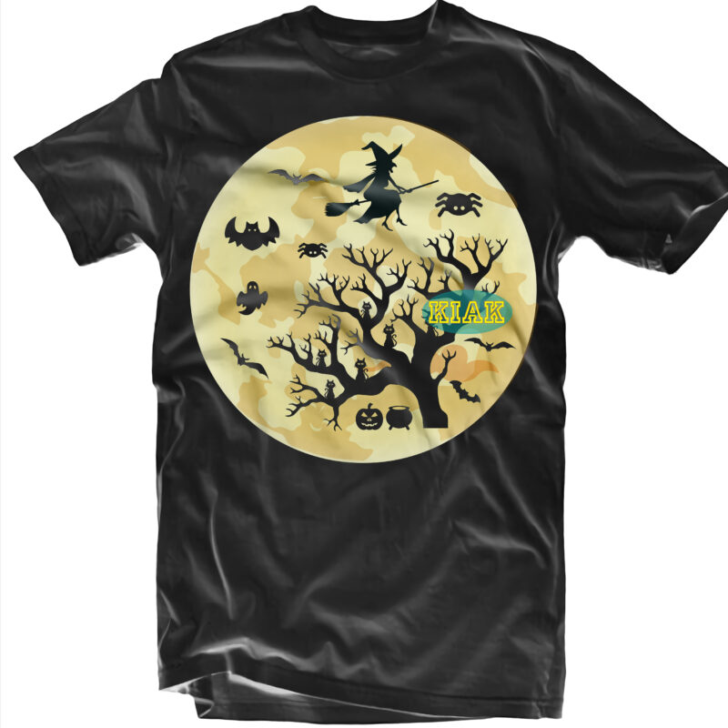halloween ghosts flying Halloween t-shirt