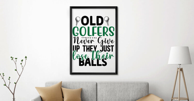 Golf Tournament SVG T shirt Design