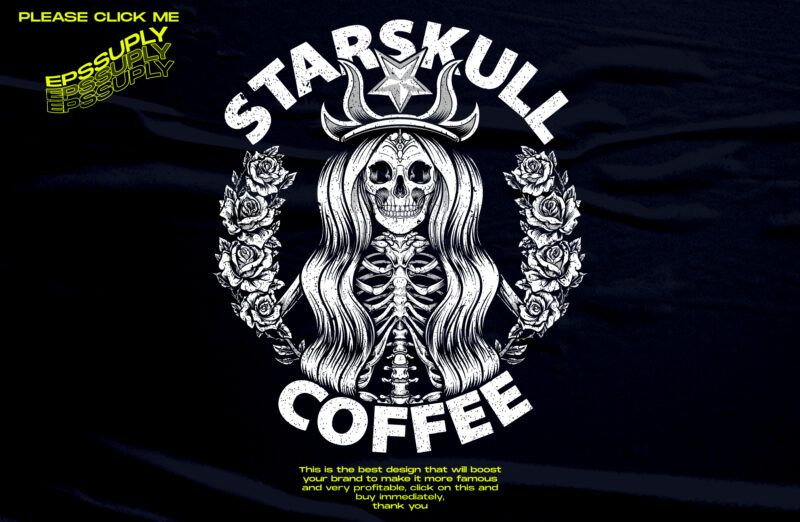 STARSKULL HALLOWEEN COFFE BRAND PARODY