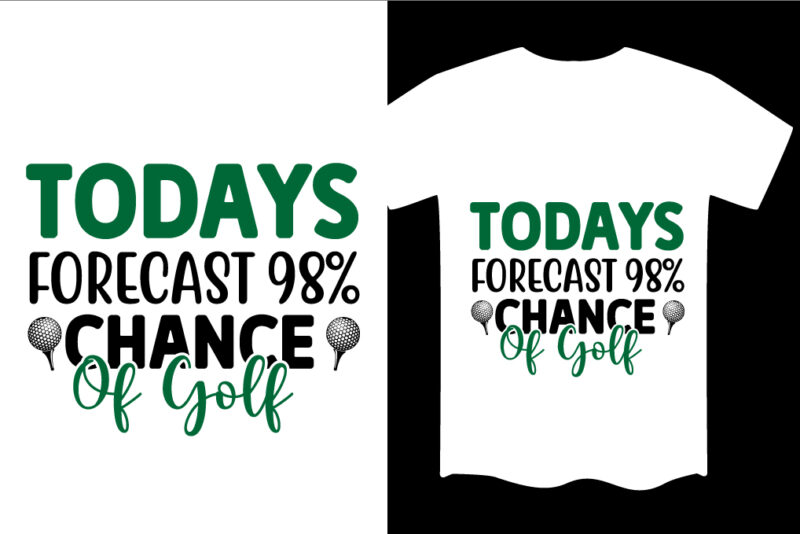 Golf SVG T shirt Design Bundle